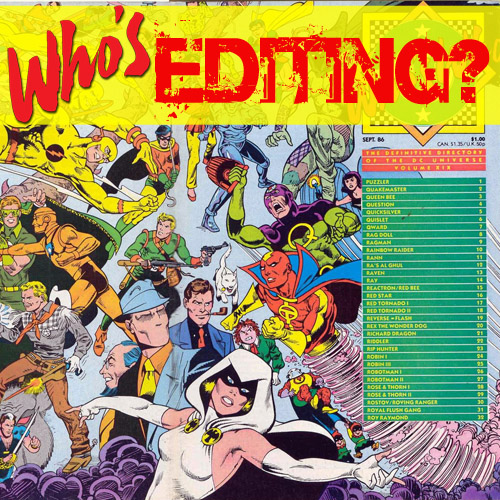 Who's Editing #19: A Tornado of New Titles